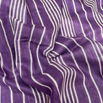 Load image into Gallery viewer, Hyacinth Violet Organic Linen Saree
