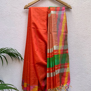 Tigerlily Tussar Dupion Silk Saree