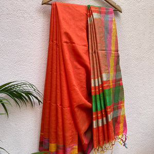 Tigerlily Tussar Dupion Silk Saree