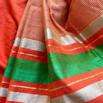 Load image into Gallery viewer, Tigerlily Tussar Dupion Silk Saree
