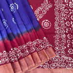 Load image into Gallery viewer, Primrose Batik Cotton Silk Saree
