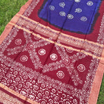 Load image into Gallery viewer, Primrose Batik Cotton Silk Saree
