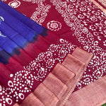 Load image into Gallery viewer, Primrose Batik Cotton Silk Saree
