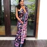 Load image into Gallery viewer, Royal Pichwai Organic Linen Saree
