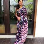 Load image into Gallery viewer, Royal Pichwai Organic Linen Saree
