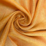 Load image into Gallery viewer, Saffron Pure Linen Saree
