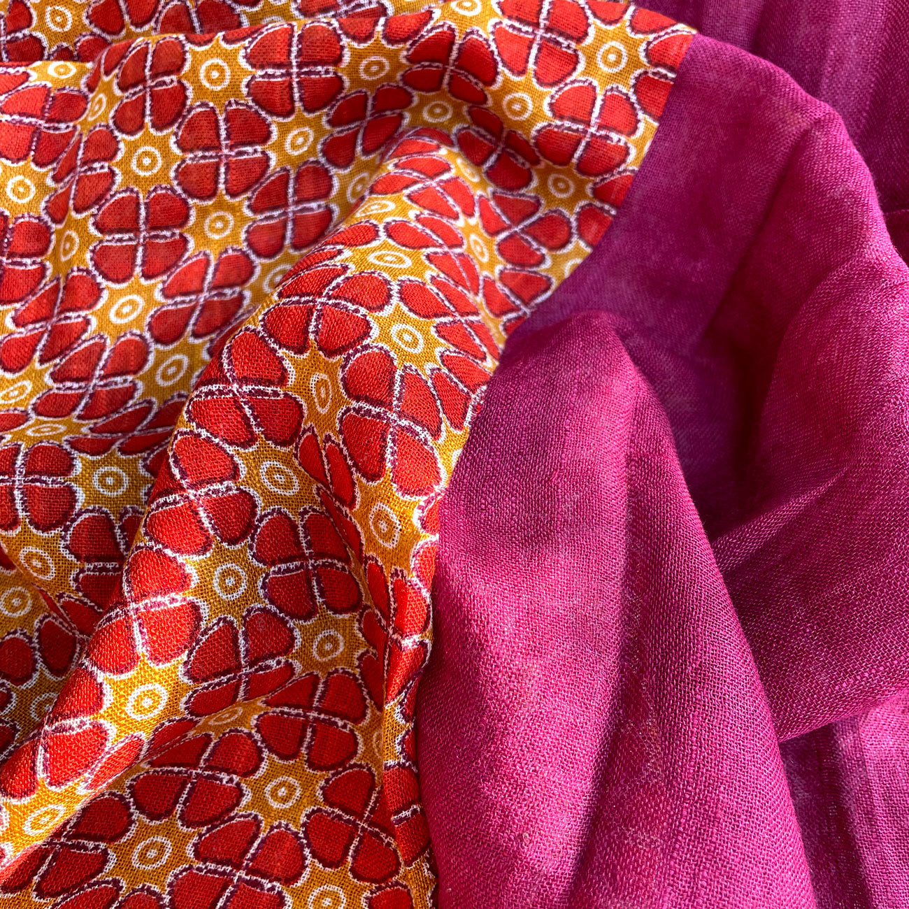 Salsa Organic Linen Saree