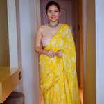 Load image into Gallery viewer, Linen Printed Saree
