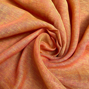 Sunset Vibes Pure Linen Saree