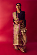 Load image into Gallery viewer, Totally Lit - Desi Tussar Silk Saree
