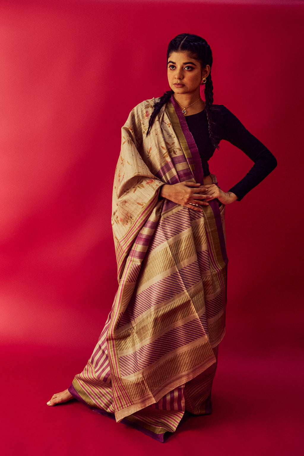 Shop the Exquisite Pink Handloom Banarasi Katan Silk Saree - 50% Off! –  Luxurion World